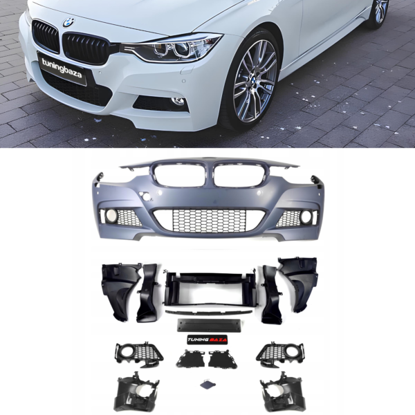 Zderzak przedni BMW F30 / F31 M-Tech – z PDC, Halogeny, Spryskiwacze (SRA)