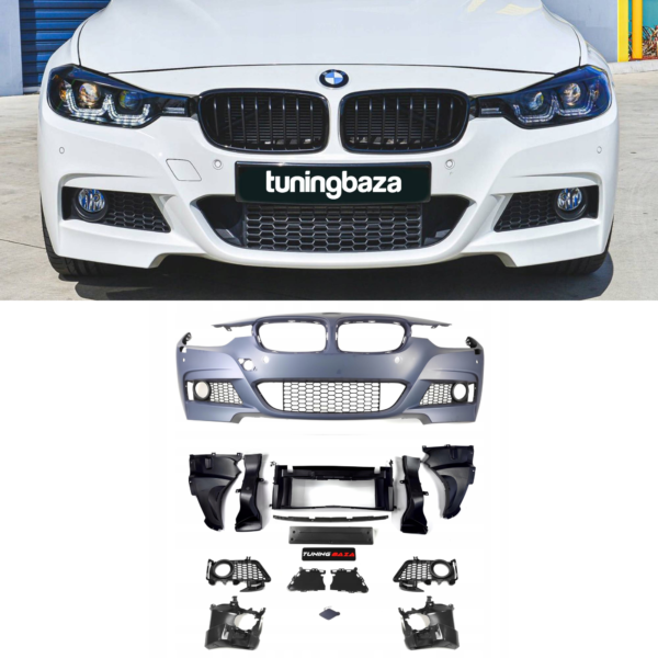 Zderzak przedni BMW F30 / F31 M-Tech – z PDC, Halogeny, Spryskiwacze (SRA)