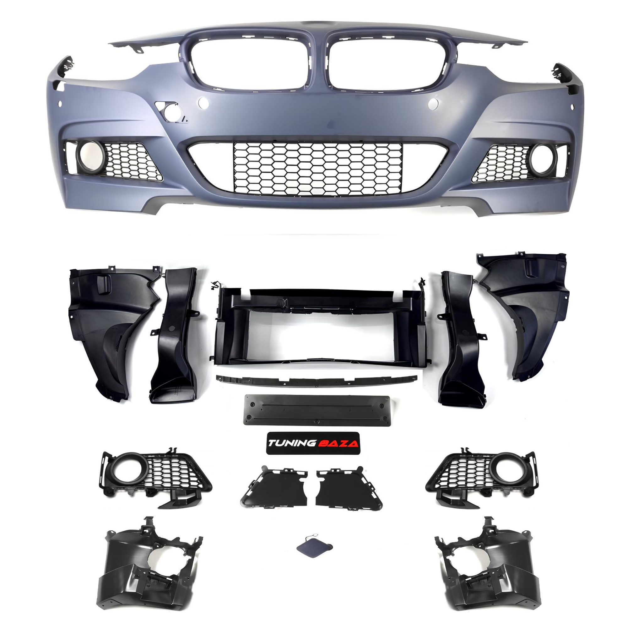 Zderzak przedni BMW F30 / F31 M-Tech – z PDC, Halogeny, Spryskiwacze (SRA) - obrazek 1