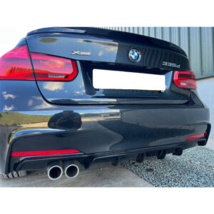 Zderzak tylny BMW F30 M-Tech – Bez PDC + Dyfuzor Czarny Połysk - obrazek 5
