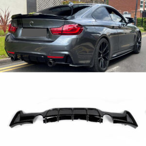 Dyfuzor Tylny BMW Seria 4 F32 / F33 / F36 M-Performance Czarny Połysk (2013–2020) 0-0 - obrazek 1