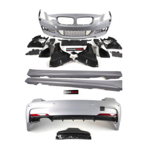 Bodykit BMW F30 M-Pakiet – Zderzaki + Progi SRA PDC z otworami na halogeny