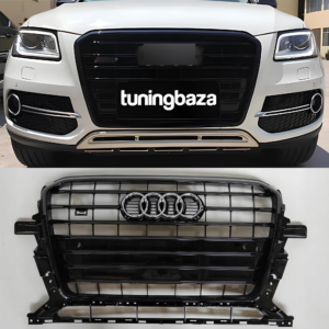 Atrapa Grill AUDI Q5 8R (2012–2016) LCI SQ5 Style Czarny połysk