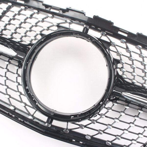 Atrapa grill DIAMOND STYLE Mercedes A-Class W176 Czarny połysk + Chrom 2016–2018 (POLIFT) - obrazek 5
