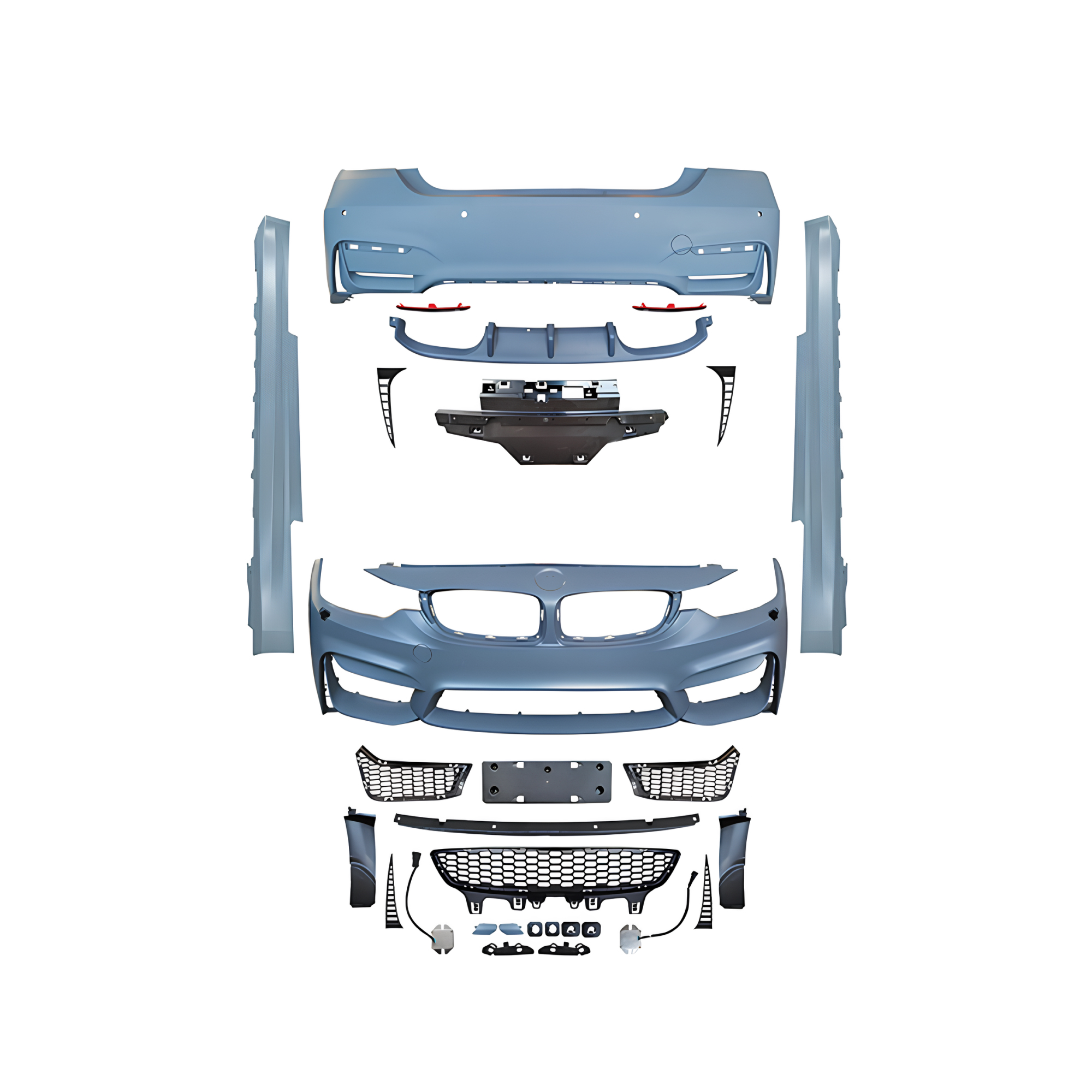 Bodykit BMW F32 / F33 (2-door) M4 Style – Zderzaki + Progi - obrazek 2