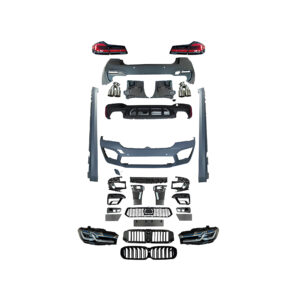 Bodykit BMW G30 M5 do 17-20 Zderzaki + Progi + Dyfuzor z Końcówkami + Lampy - obrazek 3