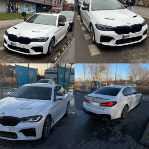 Bodykit BMW G30 M5 do 17-20 Zderzaki + Progi + Dyfuzor z Końcówkami + Lampy - obrazek 2