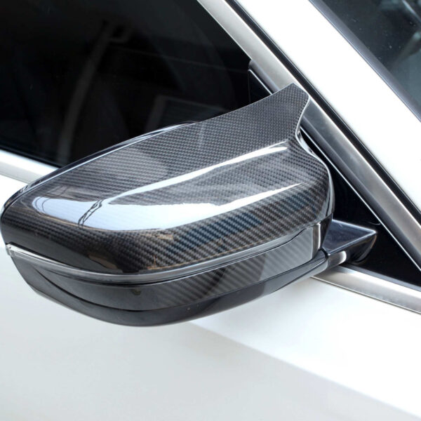 Karbonowe Nakładki Obudowa Lusterek BMW G30 G11 G14 G15 G16 M4 Style - obrazek 4