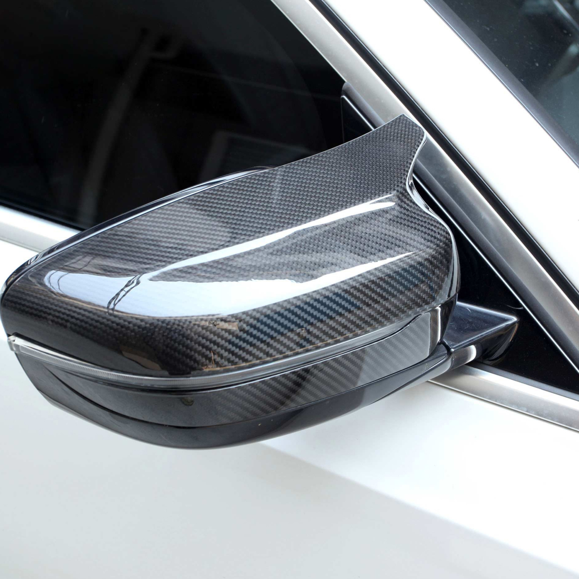 Karbonowe Nakładki Obudowa Lusterek BMW G30 G11 G14 G15 G16 M4 Style - obrazek 4