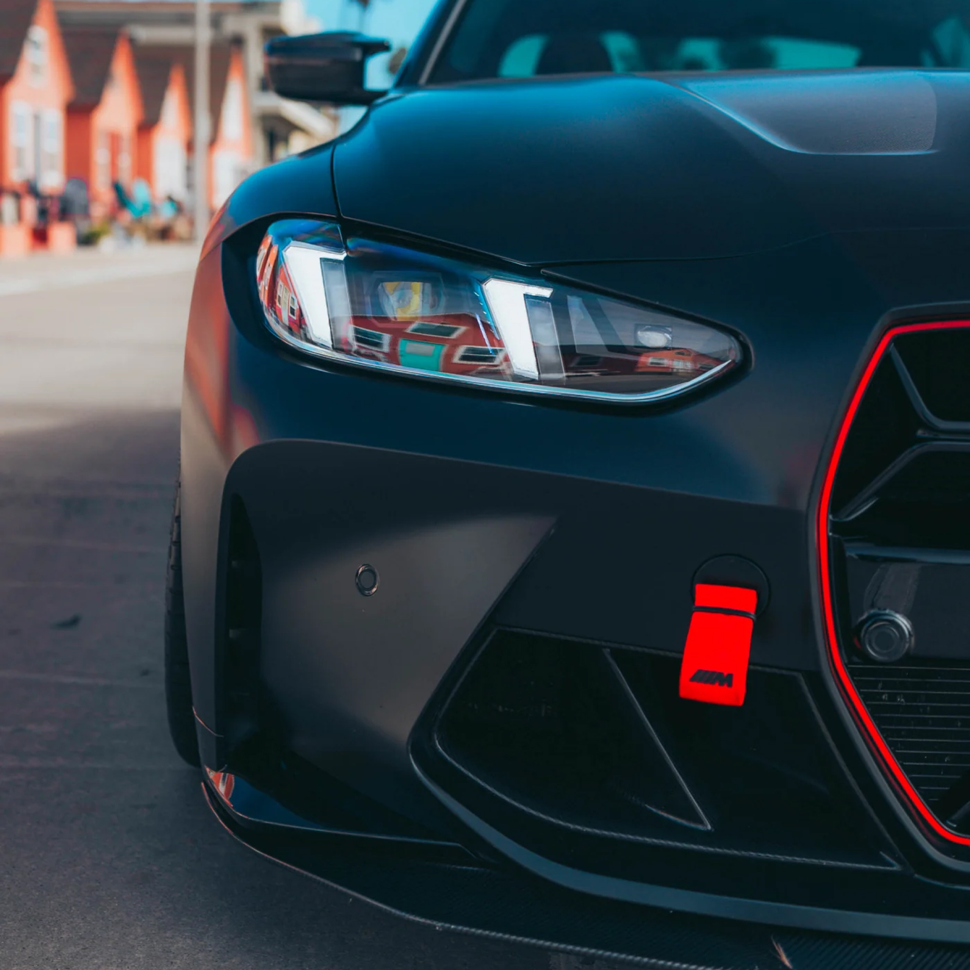 Lampy przednie LED do BMW G22 / G26 / M3 / M4 G80 / G82 – Snake Eyes Y+W DRL do LED - obrazek 7