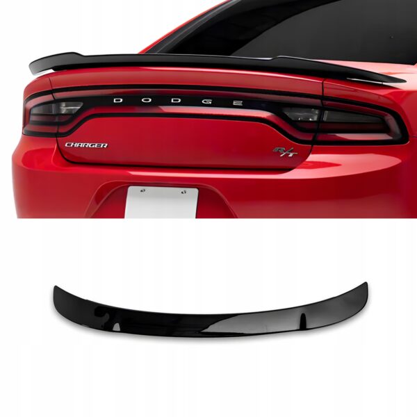 Lotka Spoiler Dodge Charger SRT Hellcat Styl Czarny Połysk (2011–2018)