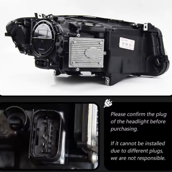 Lampy przednie LED do BMW F10 – styl LCI (2010–2017) - obrazek 3