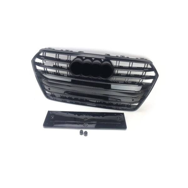 Atrapa grill AUDI A7 (2016–2018) LCI S7 Style Czarny połysk Shadowline