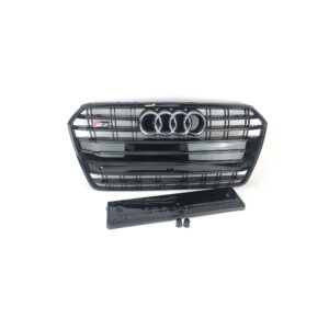 Atrapa grill AUDI A7 (2016–2018) LCI S7 Style Czarny połysk Shadowline - obrazek 2