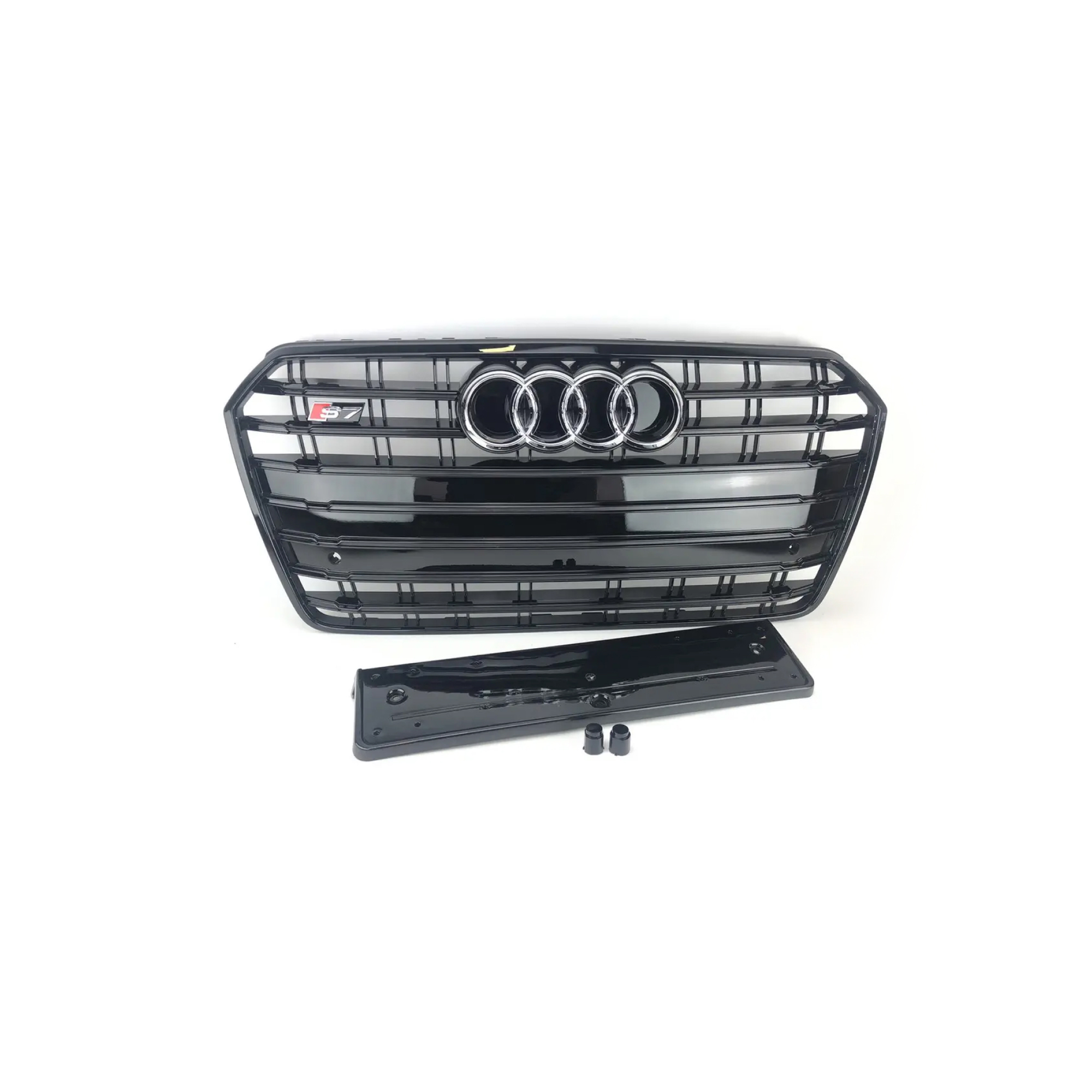Atrapa grill AUDI A7 (2016–2018) LCI S7 Style Czarny połysk Shadowline - obrazek 2