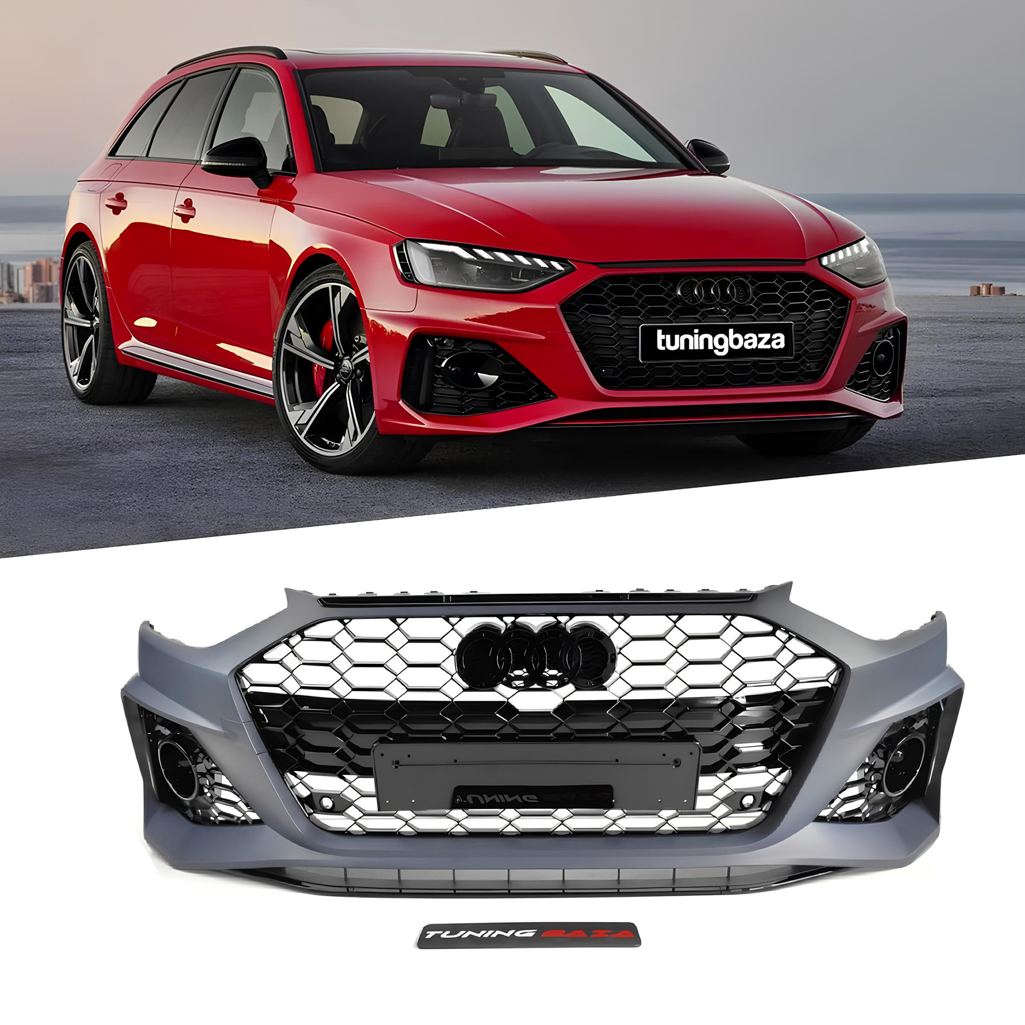 Zderzak Przedni Audi A4 B9 RS4 Style (2020–2024) Sedan / Kombi - obrazek 1