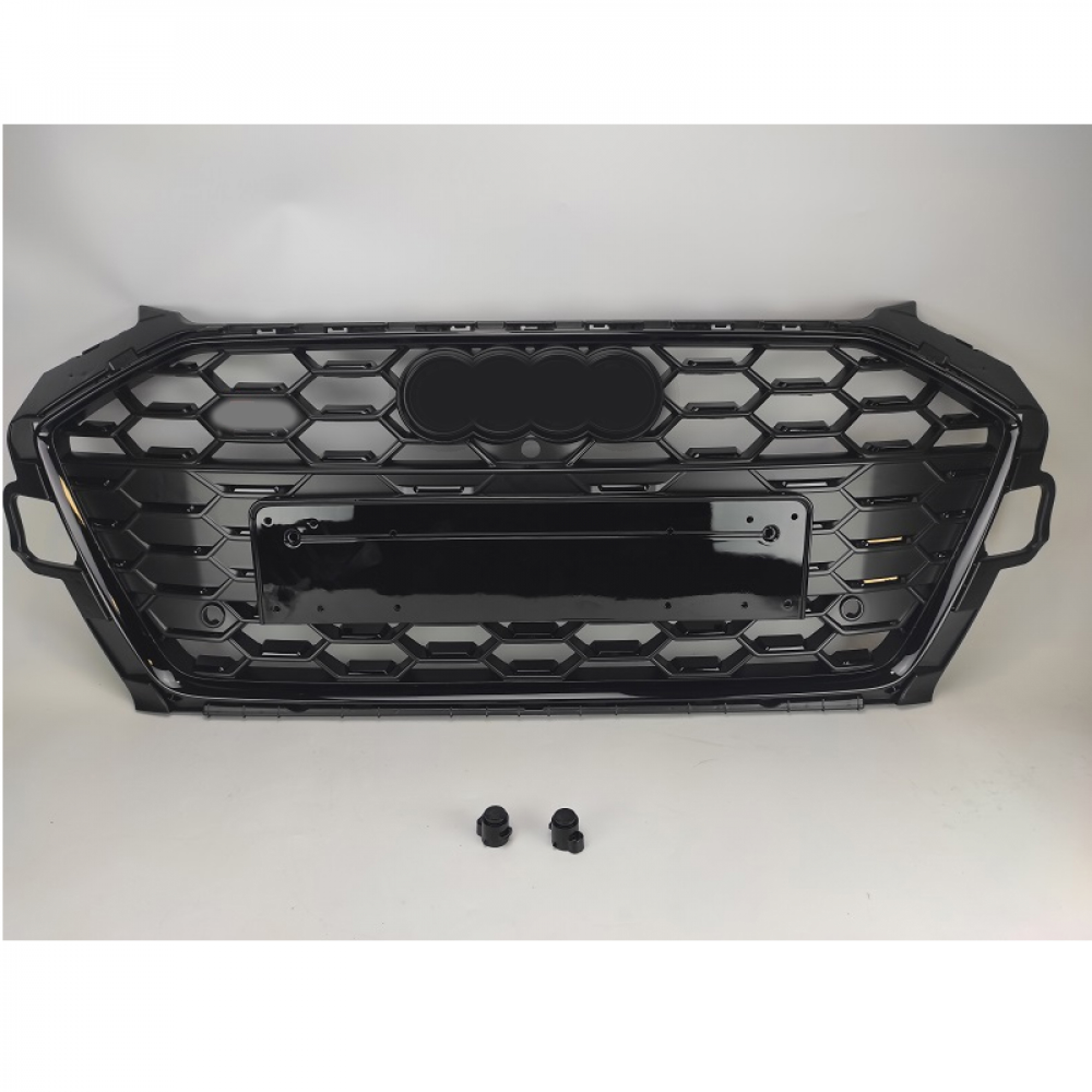 Atrapa grill AUDI A4 B9.5 (2019–2024) S4 Style Czarny połysk - obrazek 4