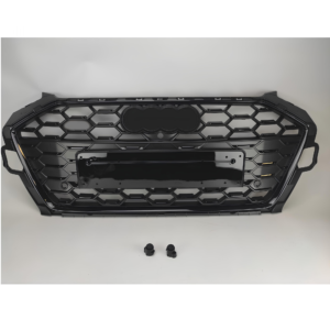 Atrapa Grill AUDI A4 B9.5 (2019–2024) LCI S4 Style Czarny Połysk - obrazek 4