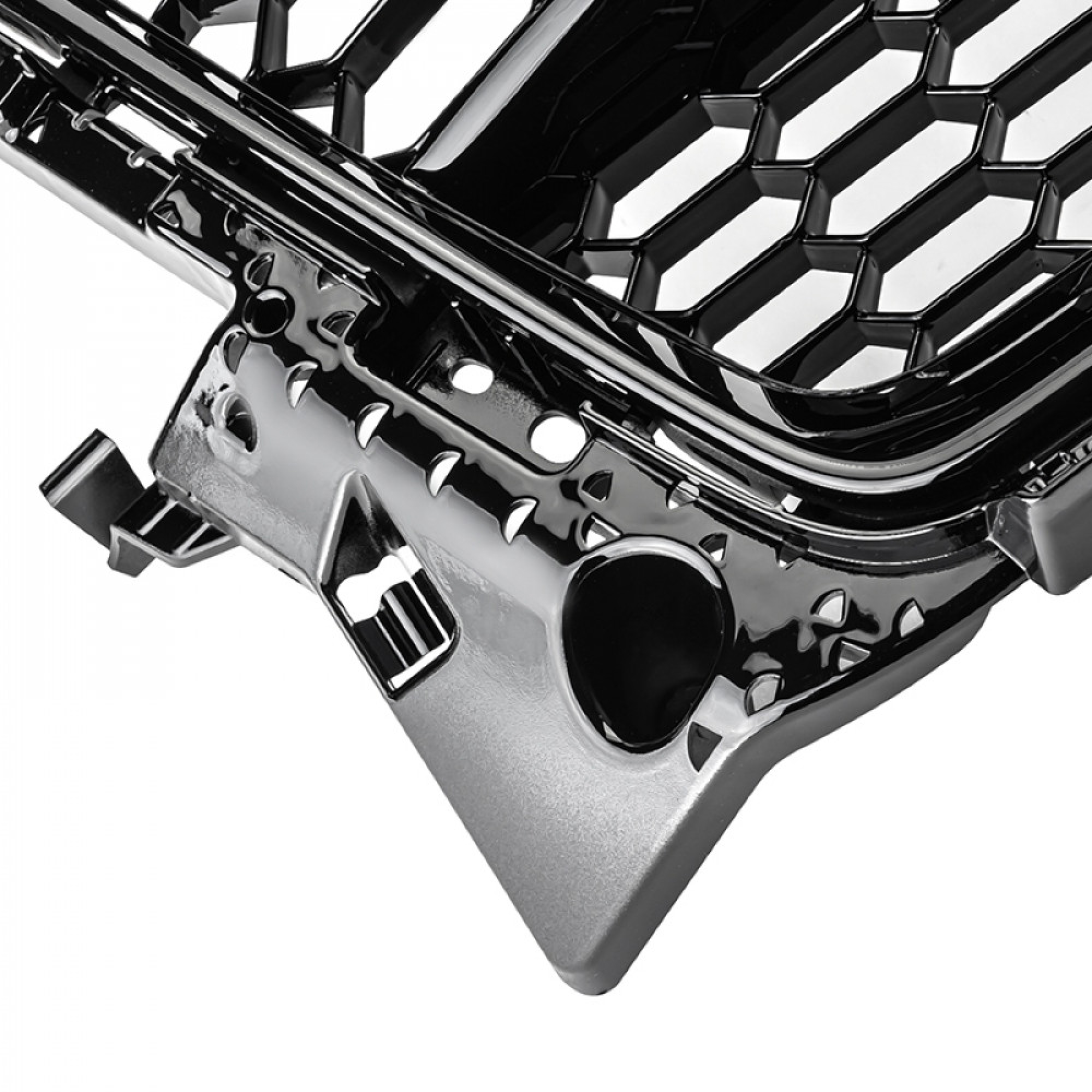 Atrapa grill AUDI TT MK3 8S (2014–2016) TTRS Style Czarny Połysk | 1:1 zamiennik - obrazek 4