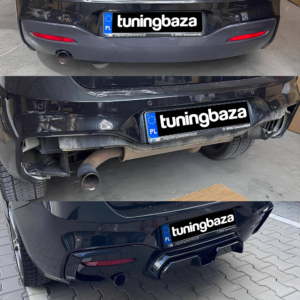 Dyfuzor Tylny BMW F20 LCI CS Style Czarny Połysk (2015–2019) 00-- - obrazek 5