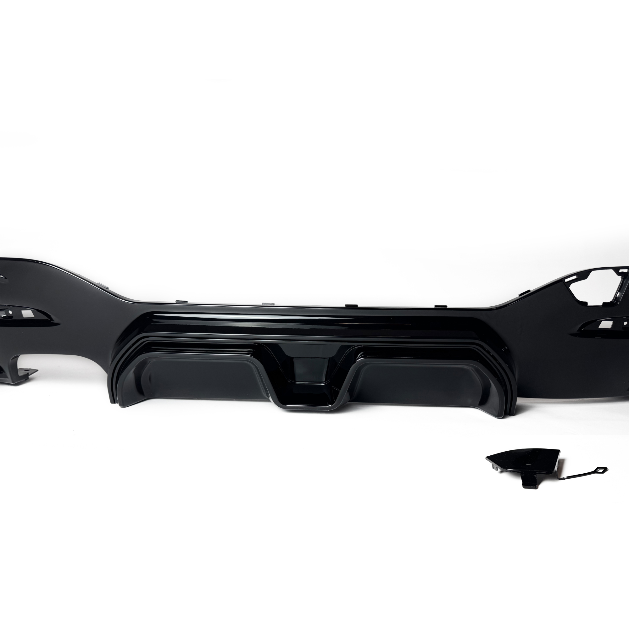 Dyfuzor Tylny BMW F20 LCI CS Style Czarny Połysk (2015–2019) 00-- - obrazek 2