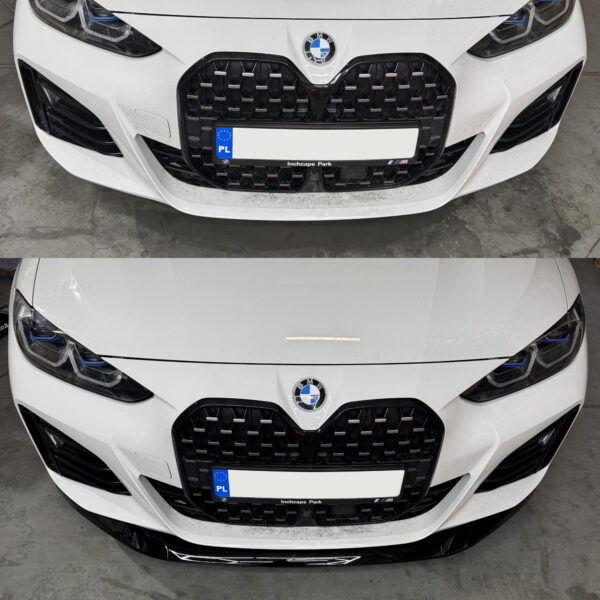 Dokładka Splitter Przód do BMW Serii 4 G26 Gran Coupe (2021–2024) M-Performance – Czarny Połysk - obrazek 3