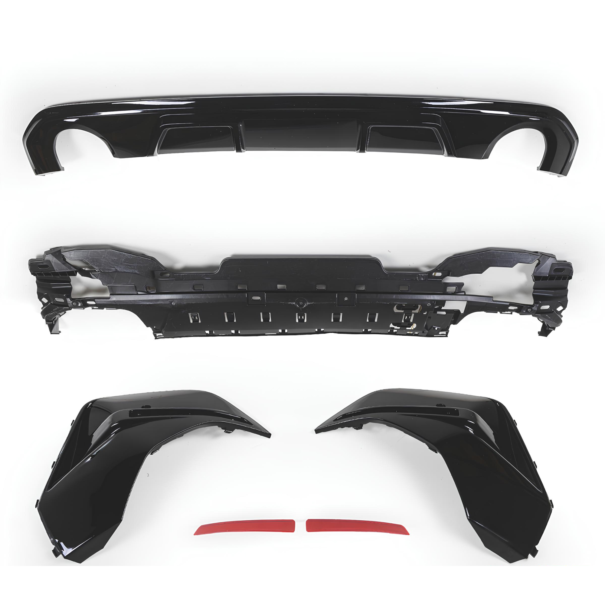 Dyfuzor Tylny BMW G26 4D 440i M-Performance Czarny Połysk (2021+) 0--0 - obrazek 2