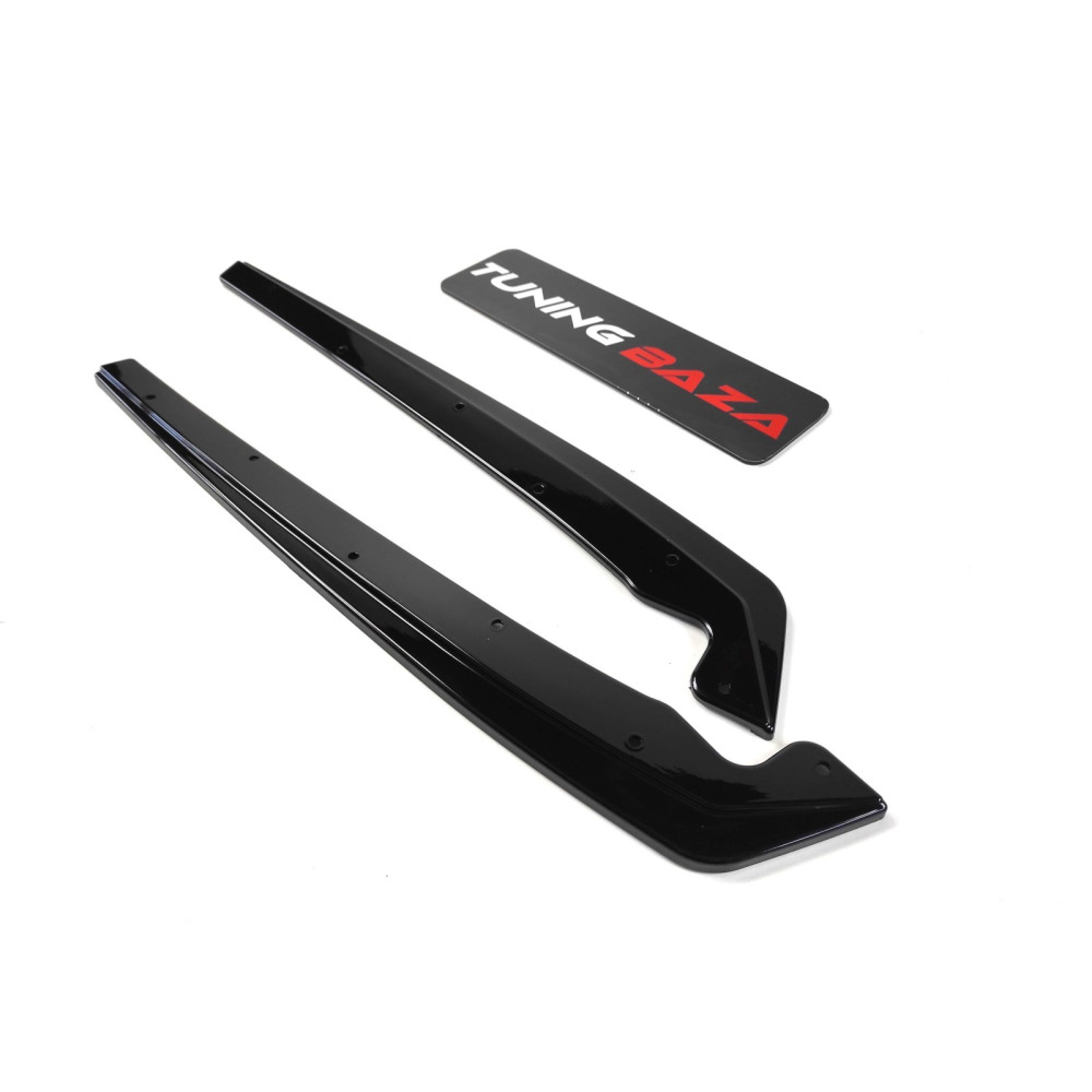 Dokładki Tylnego Zderzaka do BMW G30 / G31 – Dyfuzory Boczne Rock Style – Czarny Połysk - obrazek 5