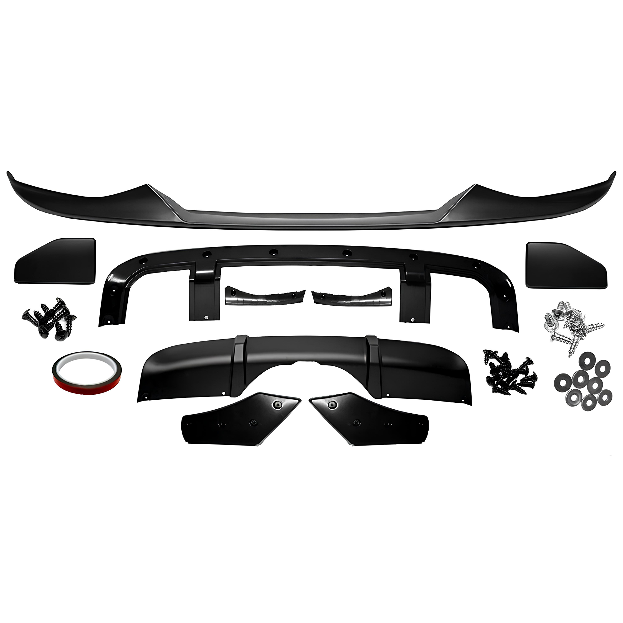 Aerokit (Zestaw dokładek) BMW X5 F15 M-Performance Style Czarny Połysk (2013–2018) - obrazek 2