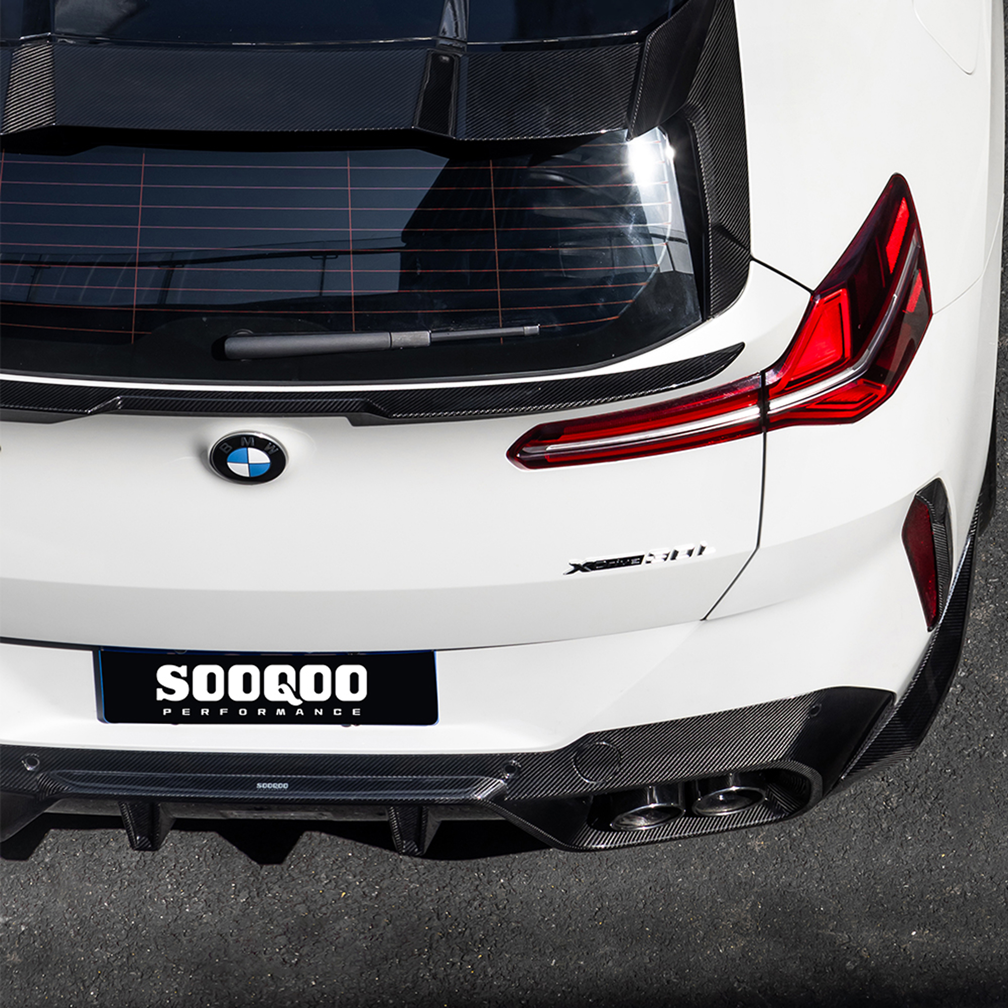 Karbonowy Dyfuzor BMW X3 G45 SOOQOO Style V1 00-00 - obrazek 17