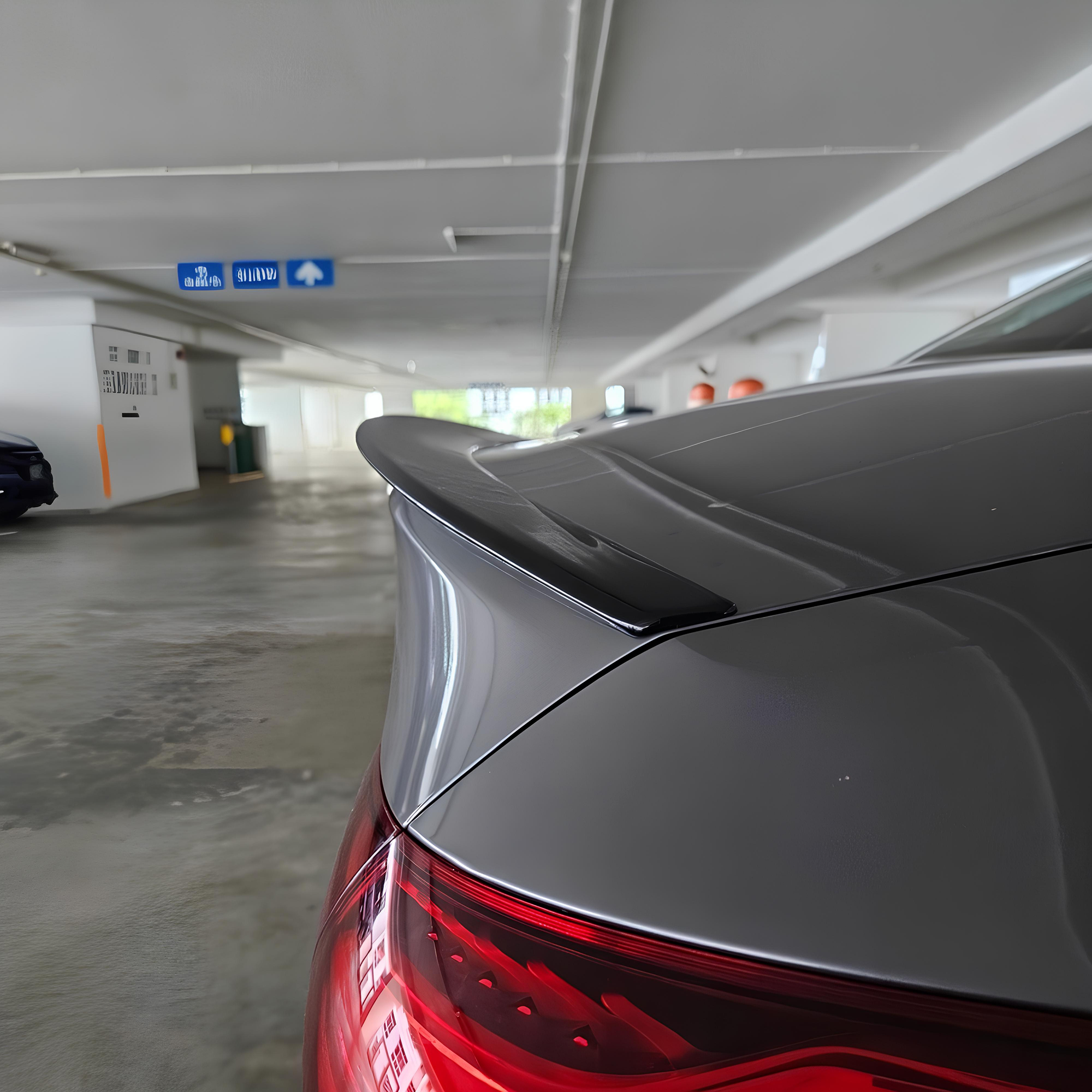 Spoiler Lotka Klapy Mercedes A-Class W177 AMG Style Czarny Połysk (2018+) - obrazek 4