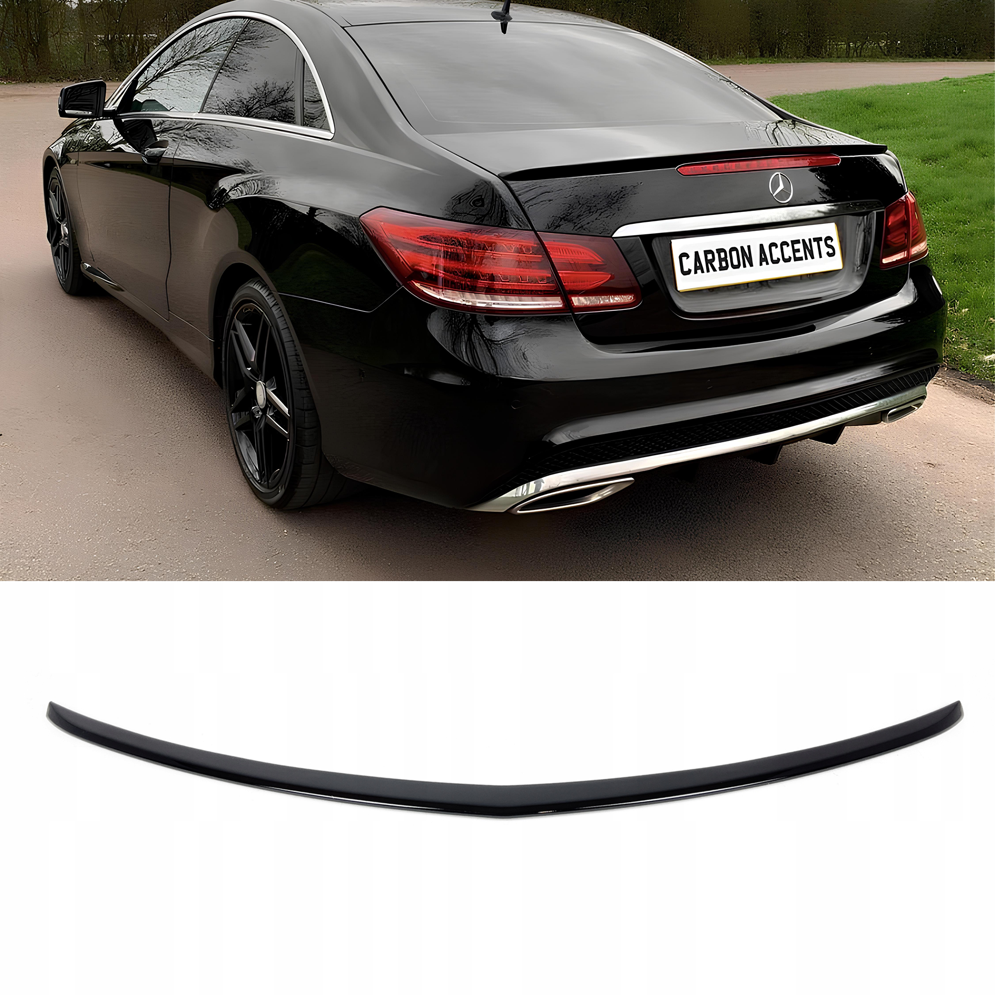 Spoiler | Lotka klapy Mercedes E-Klasa С207 Coupe (2010-2015) – Styl AMG, Czarny Połysk, ABS - obrazek 1