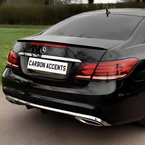 Spoiler | Lotka klapy Mercedes E-Klasa С207 Coupe (2010-2015) – Styl AMG, Czarny Połysk, ABS - obrazek 5