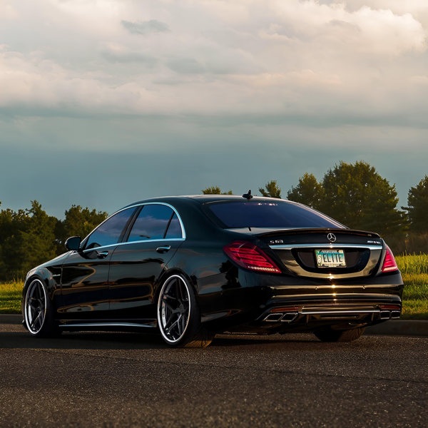 Spoiler Lotka Klapy Mercedes S-Class W222 AMG Style Czarny Połysk (2013–2020) - obrazek 4
