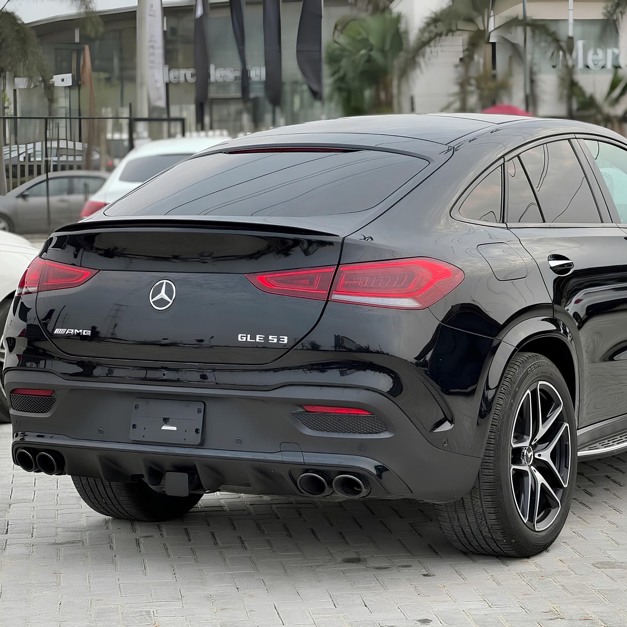 Spoiler Tylny Mercedes GLE Coupe C167 W167 (2020+) – Stylizacja AMG, Czarny Połysk, ABS - obrazek 4