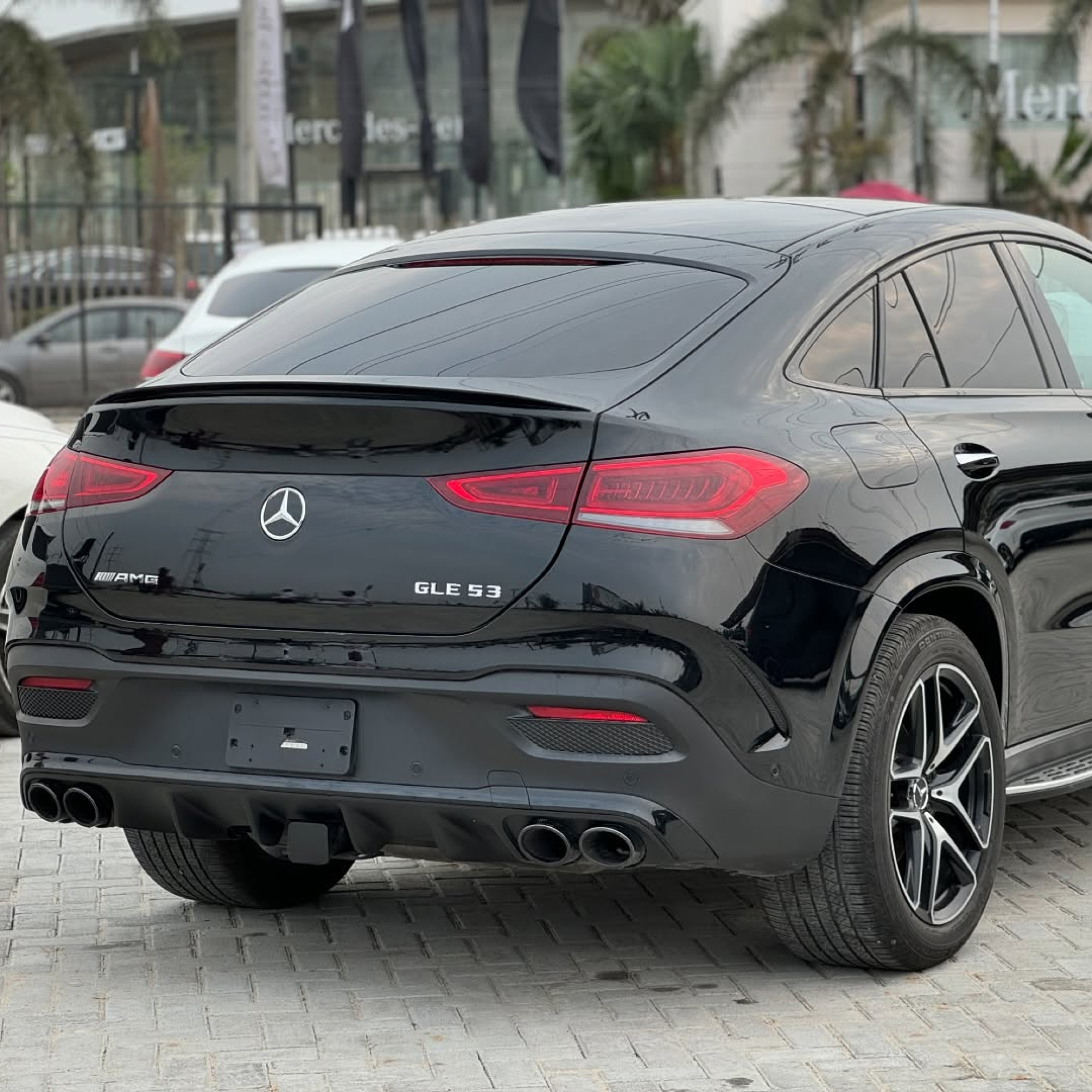 Spoiler Tylny Mercedes GLE Coupe C167 W167 (2020+) – Stylizacja AMG, Czarny Połysk, ABS - obrazek 7