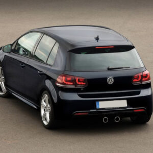 Spoiler Lotka Klapy VW Golf 6 MK6 OSIR Style Czarny Połysk (2008–2013) - obrazek 5