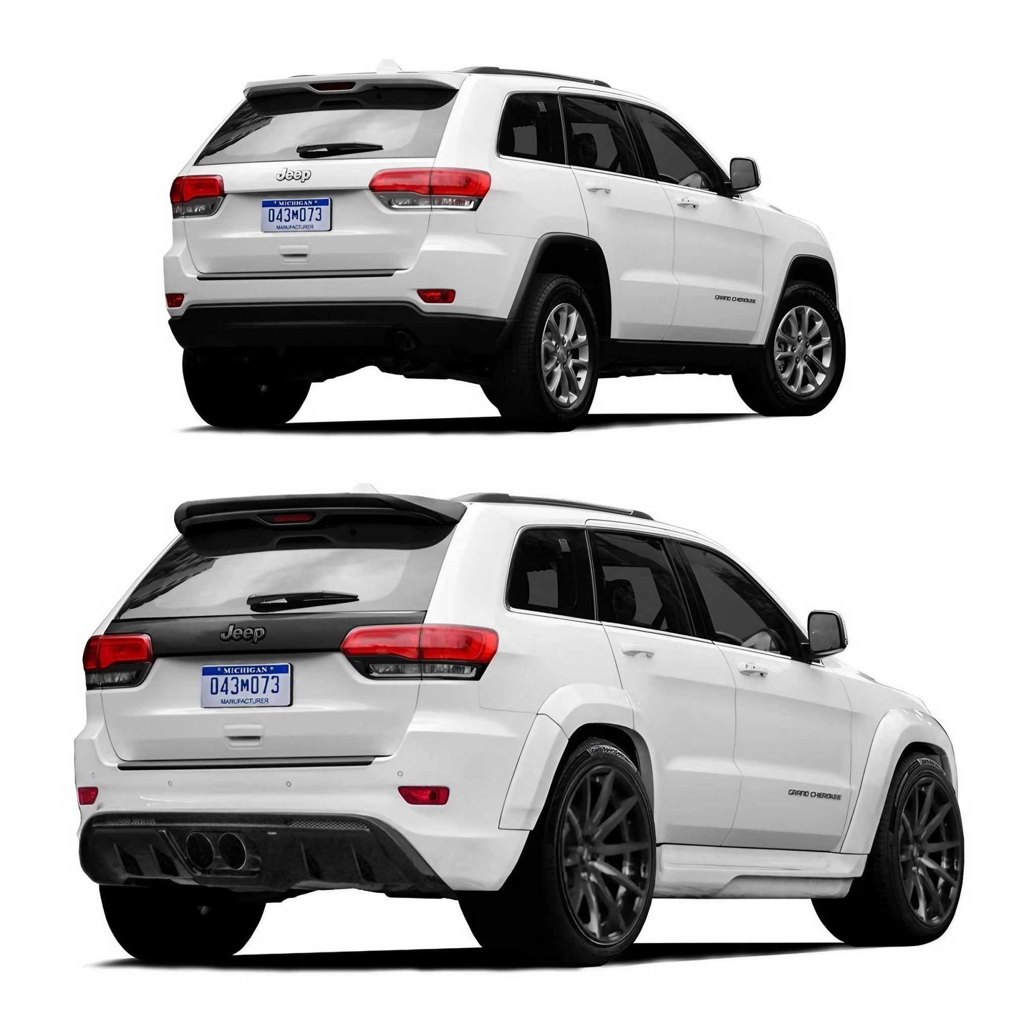 Spoiler Lotka Dachowa Jeep Grand Cherokee Czarny Połysk (2014–2020) - obrazek 8
