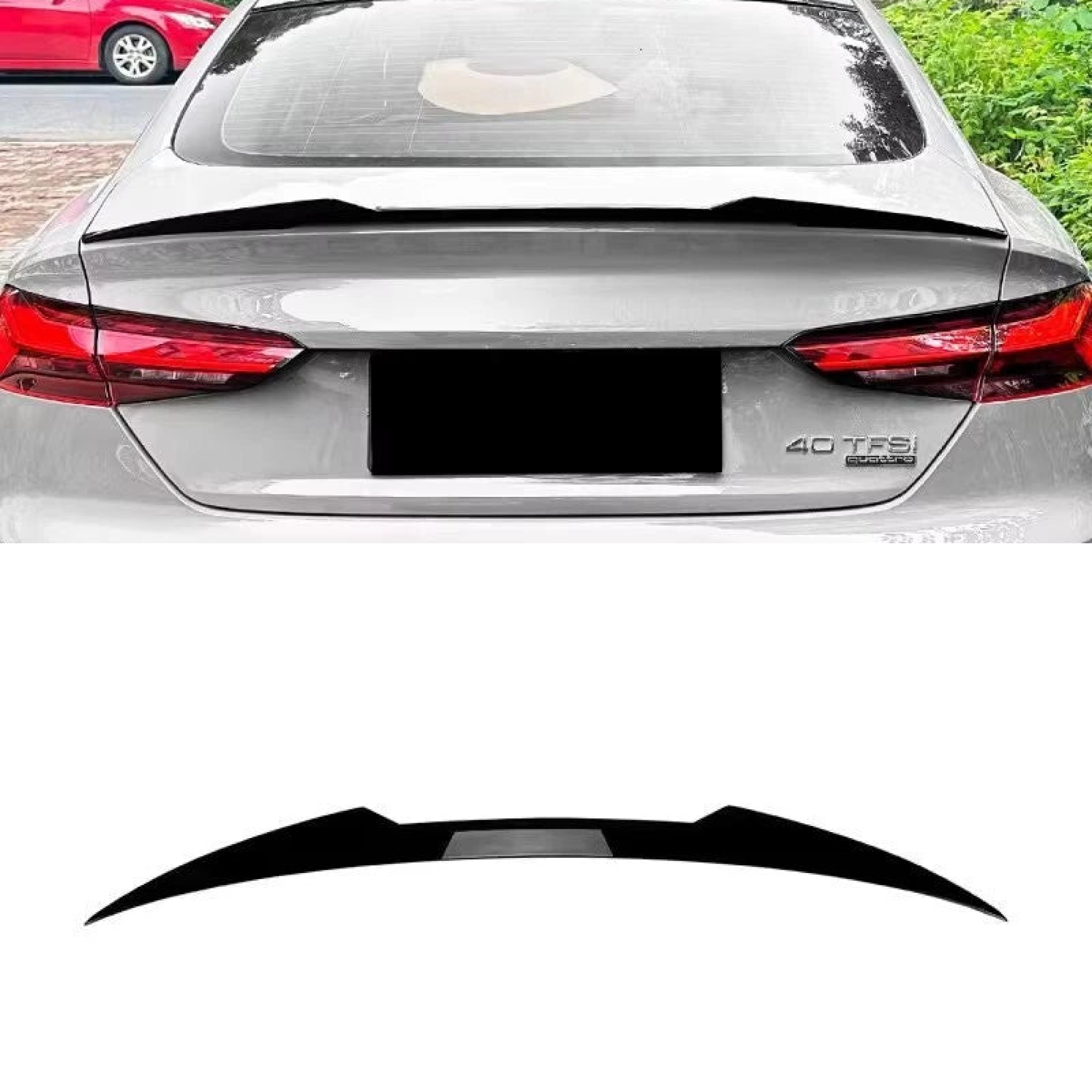 Spoiler Lotka Audi A5 B9 Coupe/Sportback M4 Style Czarny Połysk (2017+) - obrazek 1
