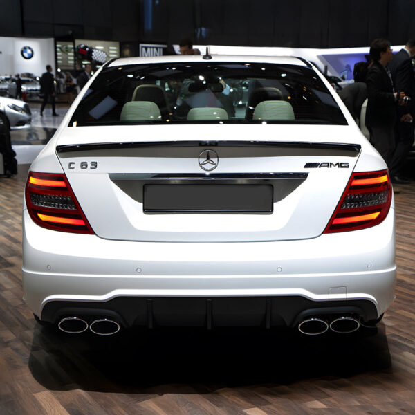 Spoiler Lotka Mercedes C-Klasa W204 AMG Style Czarny Połysk (2007–2013) - obrazek 3