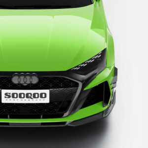 Karbonowe Canardy Przednie do AUDI RS3 8Y Facelift w stylu SQ - obrazek 3