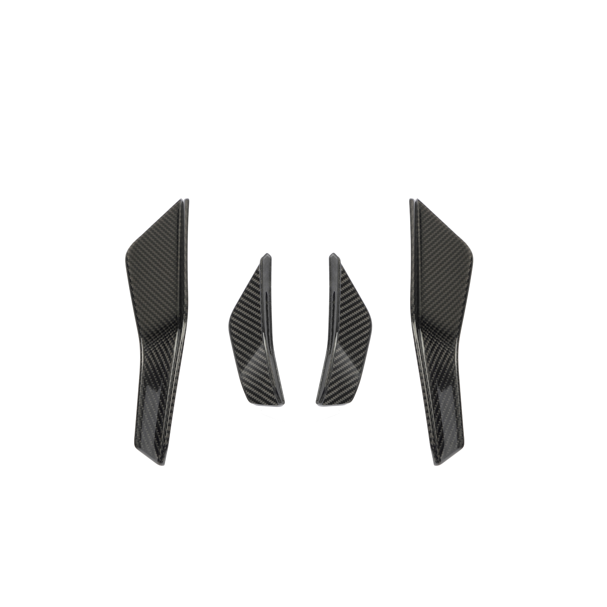 Karbonowe Canardy Przednie do AUDI RS3 8Y Facelift w stylu SQ - obrazek 7