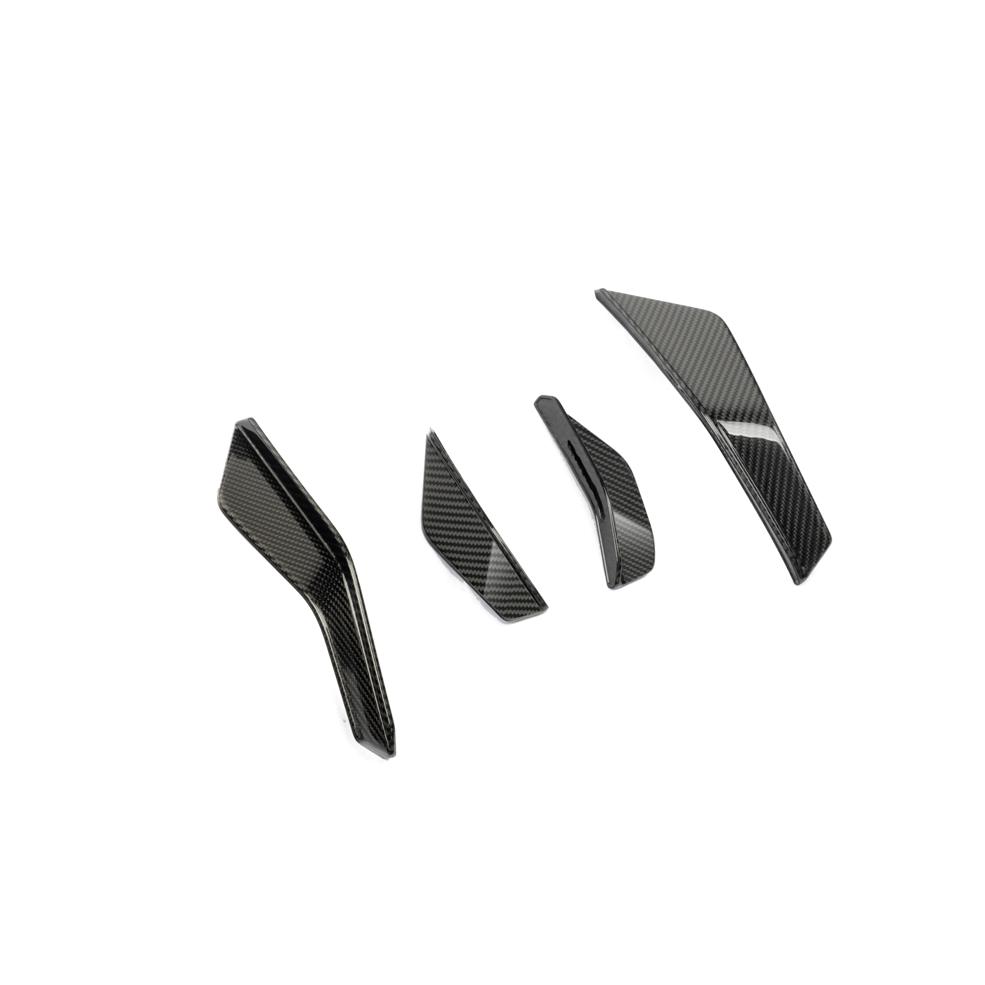 Karbonowe Canardy Przednie do AUDI RS3 8Y Facelift w stylu SQ - obrazek 2