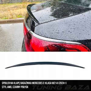 Spoiler na Klapę Bagażnika Mercedes E-Klasa W214 (2024+) – Styl AMG, Czarny Połysk