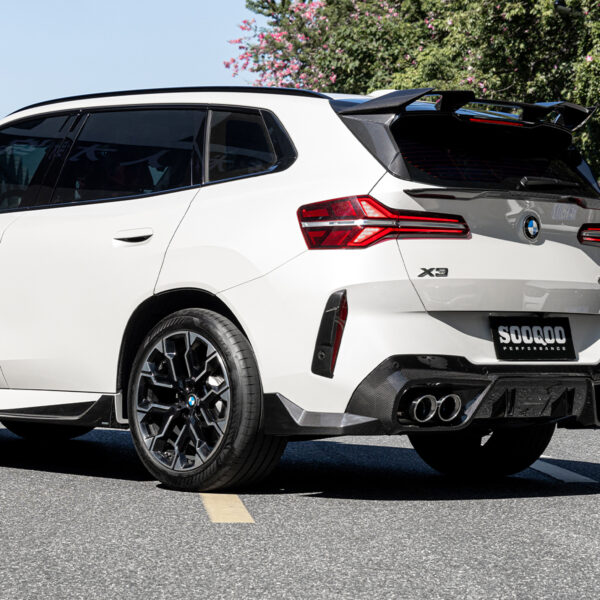 Karbonowy Dekor Odblasków Tylnego Zderzaka BMW X3 G45 – SOOQOO Styl - obrazek 6