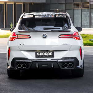 Karbonowy Dekor Odblasków Tylnego Zderzaka BMW X3 G45 – SOOQOO Styl - obrazek 8