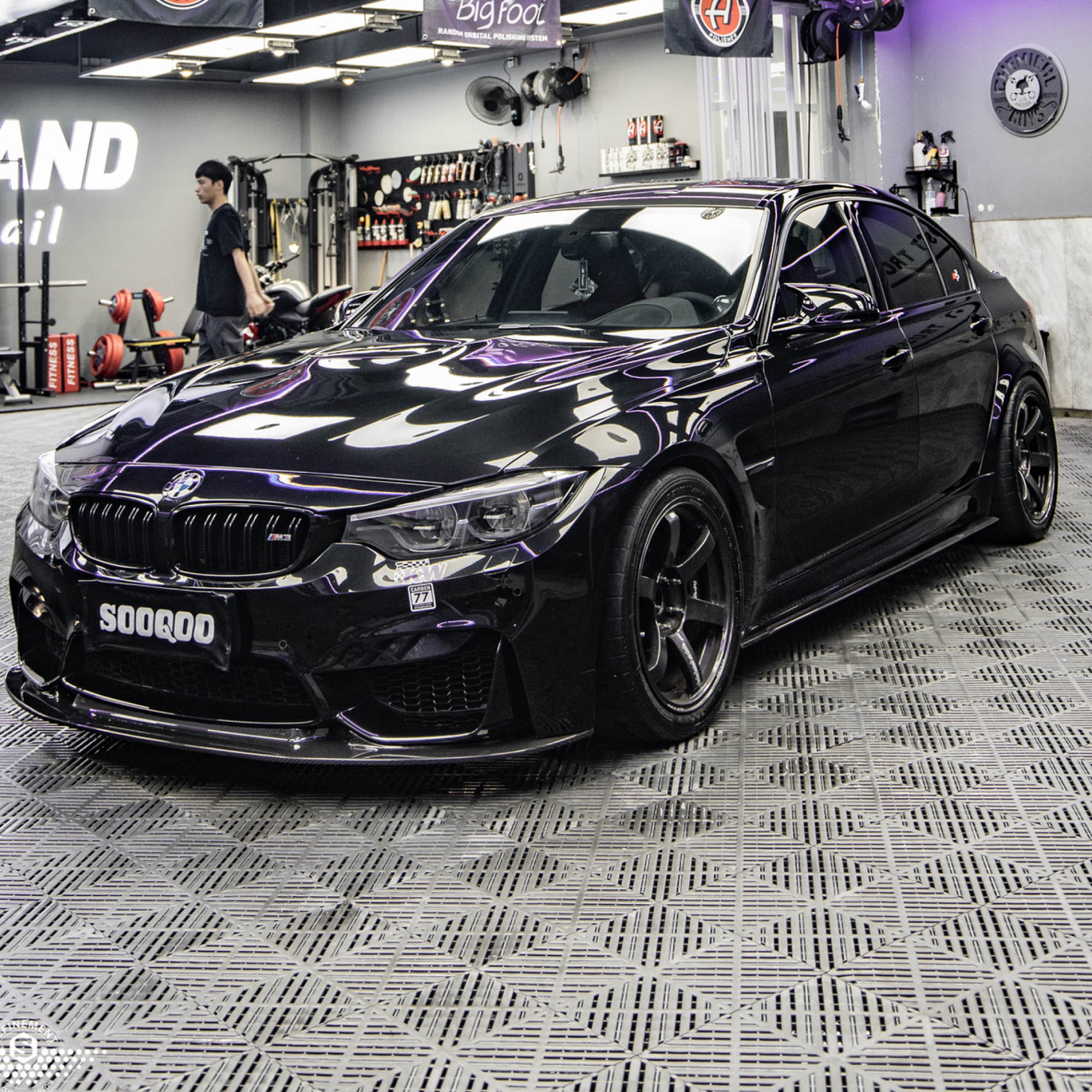 Karbonowa Dokładka / Splitter Przedni do BMW F80 M3 / F82 M4 w stylu GT4 - obrazek 3