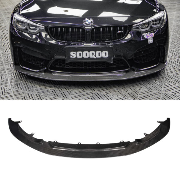 Karbonowa Dokładka / Splitter Przedni do BMW F80 M3 / F82 M4 w stylu GT4