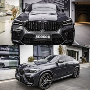 Karbonowy Grill Atrapa Nerki BMW X6 G06/X6M F96 Double Slat 2020–2023 Pre-LCI - obrazek 3