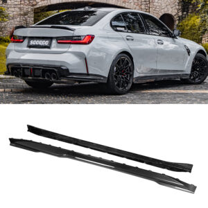 Karbonowe dokładki listwy pod progi do BMW M3 G80/G81 w stylu SOOQOO